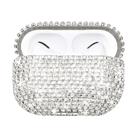 AirPods PRO Case Cover Diamond Bling Iced Out NEW - Picture 2 of 4